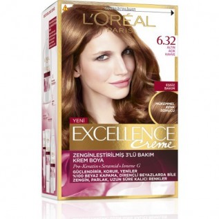 L Oréal Paris Excellence  Saç Boyası 6.32 Karamel Kahve