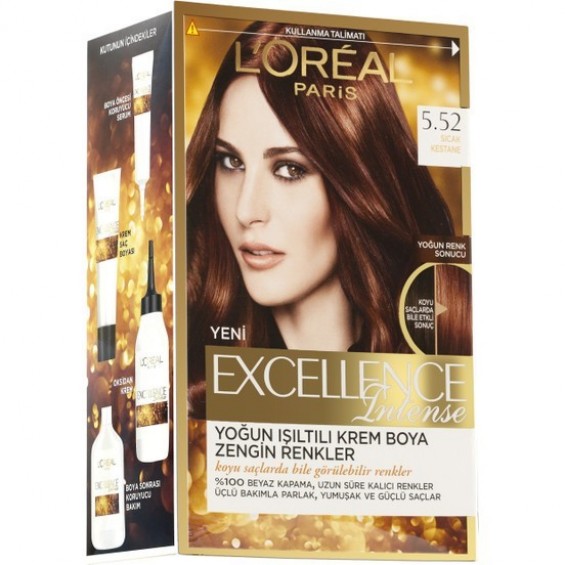 L Oréal Paris Excellence Intense Saç Boyası 5.52 Sıcak Kestane