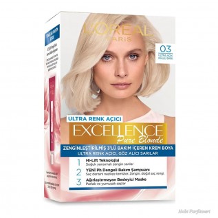 L Oréal Paris Excellence Creme Saç Boyası 0-3 Ultra Açık Küllü Sarı