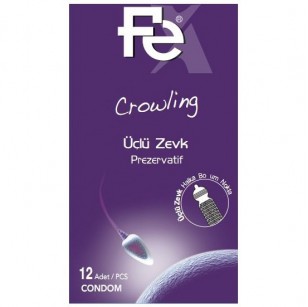 Fe Crowling Tırtıklı Prezervatif 12 Li