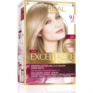 L Oréal Paris Excellence Creme Saç Boyası 9.1 Sarı Küllü