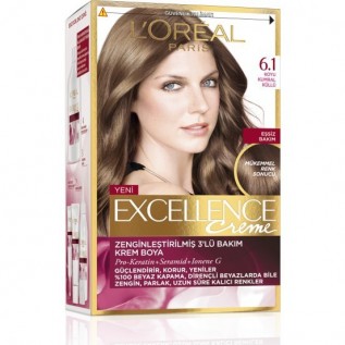 L Oréal Paris Excellence Creme Saç Boyası 6.1 Koyu Kumral Küllü